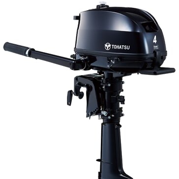 Tohatsu 4 HP MFS4DDL - Alpha Marine Outboards